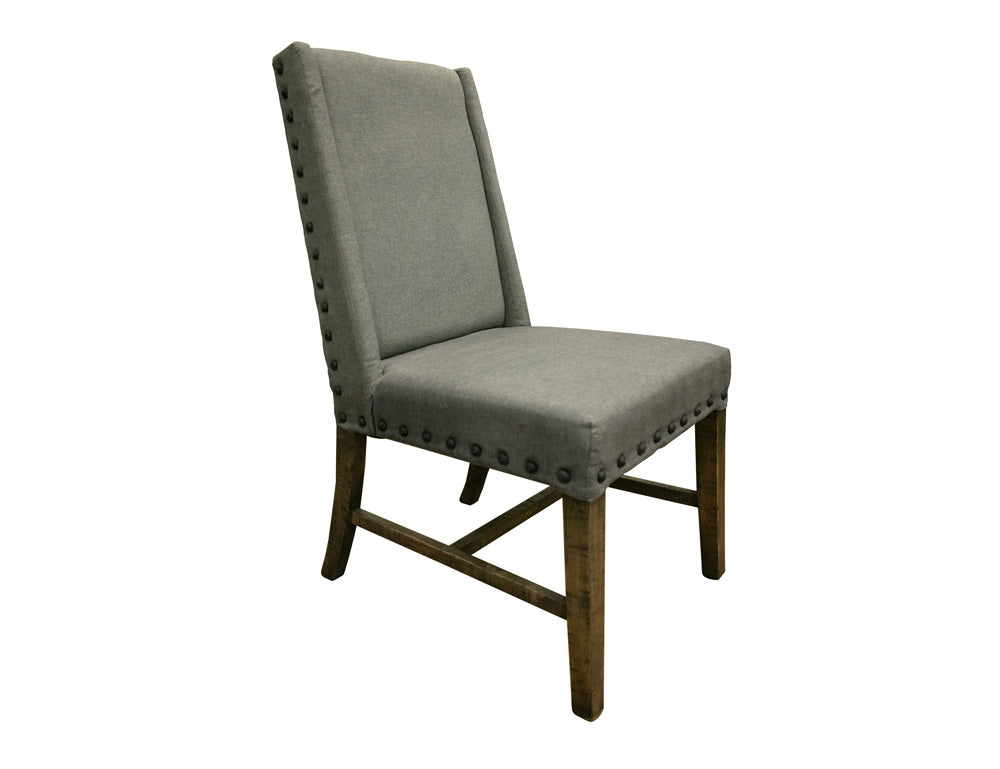 IFD - Loft Brown Uph. Chair w/ Fabric (Set of 2) - IFD6551CHR view 1