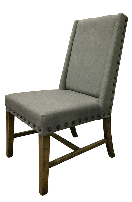 IFD - Loft Brown Uph. Chair w/ Fabric (Set of 2) - IFD6551CHR view 2