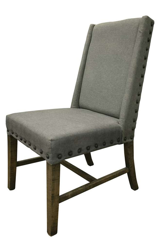 IFD - Loft Brown Uph. Chair w/ Fabric (Set of 2) - IFD6551CHR veiw 1