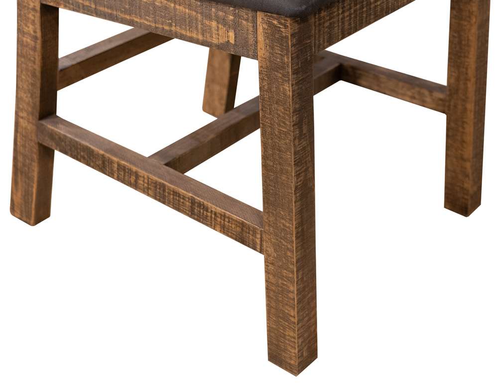 IFD - Loft Brown - Upholstered Seat Wooden Chair (Set of 2) - IFD6443CHR veiw 4