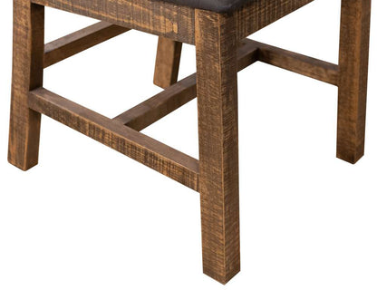 IFD - Loft Brown - Upholstered Seat Wooden Chair (Set of 2) - IFD6443CHR veiw 4