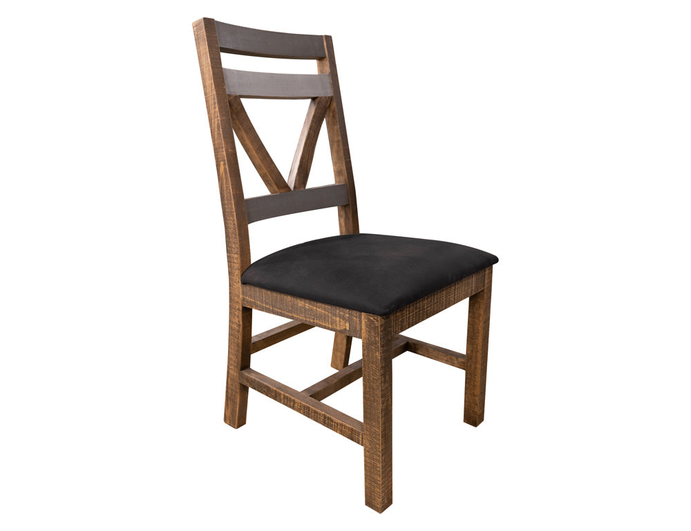 IFD - Loft Brown - Upholstered Seat Wooden Chair (Set of 2) - IFD6443CHR view 1