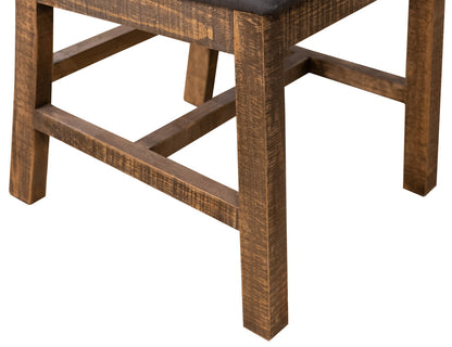 IFD - Loft Brown - Upholstered Seat Wooden Chair (Set of 2) - IFD6443CHR view 3