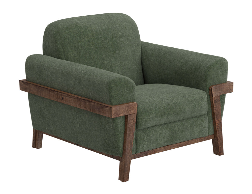 IFD - Loft Brown - Wooden Frame & Base, Armchair - IUP644-ACH-111 view 1