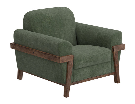 IFD - Loft Brown - Wooden Frame & Base, Armchair - IUP644-ACH-111 view 1