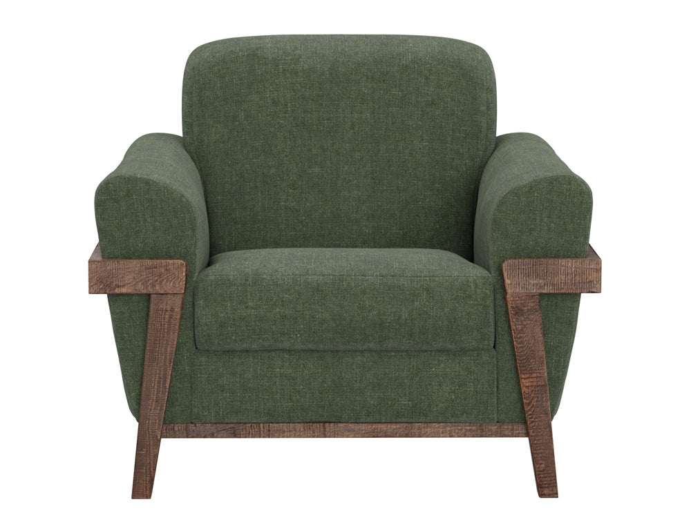 IFD - Loft Brown - Wooden Frame & Base, Armchair - IUP644-ACH-111 view 2