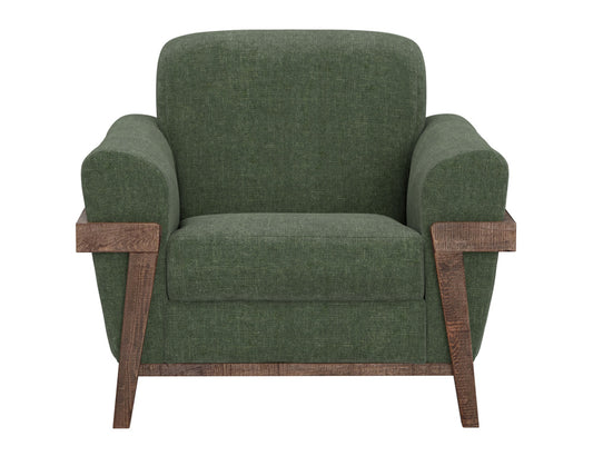 IFD - Loft Brown - Wooden Frame & Base, Armchair - IUP644-ACH-111 view 2