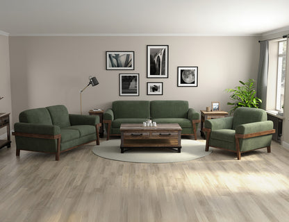IFD - Loft Brown - Wooden Frame & Base, Armchair - IUP644-ACH-111 view 4