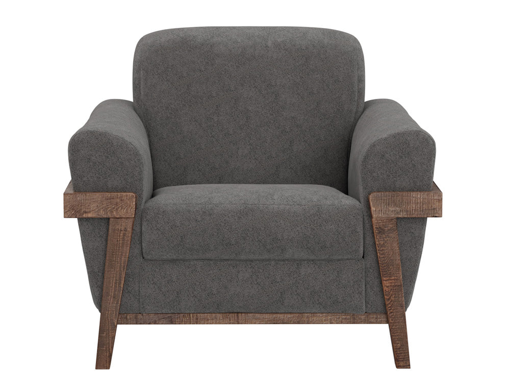 IFD - Loft Brown - Wooden Frame & Base, Armchair - IUP644-ACH-121 view 2