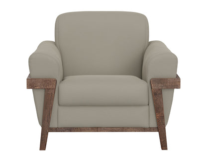 IFD - Loft Brown - Wooden Frame & Base, Armchair - IUP644-ACH-151 view 2