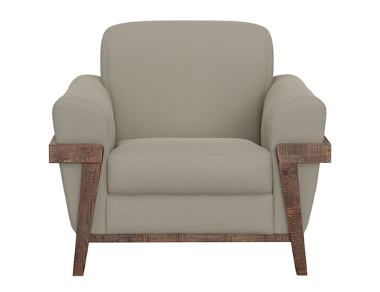 IFD - Loft Brown - Wooden Frame & Base, Armchair - IUP644-ACH-151 view 2
