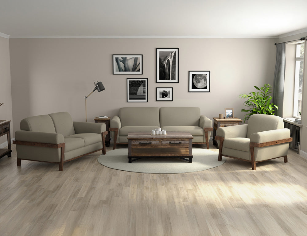 IFD - Loft Brown - Wooden Frame & Base, Armchair - IUP644-ACH-151 view 4