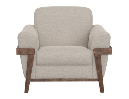 IFD - Loft Brown - Wooden Frame & Base, Armchair - IUP644-ACH-161 view 2