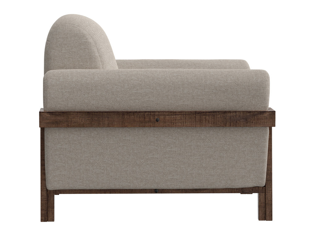 IFD - Loft Brown - Wooden Frame & Base, Armchair - IUP644-ACH-161 view 3