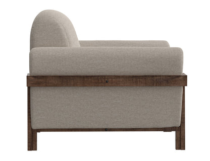 IFD - Loft Brown - Wooden Frame & Base, Armchair - IUP644-ACH-161 view 3
