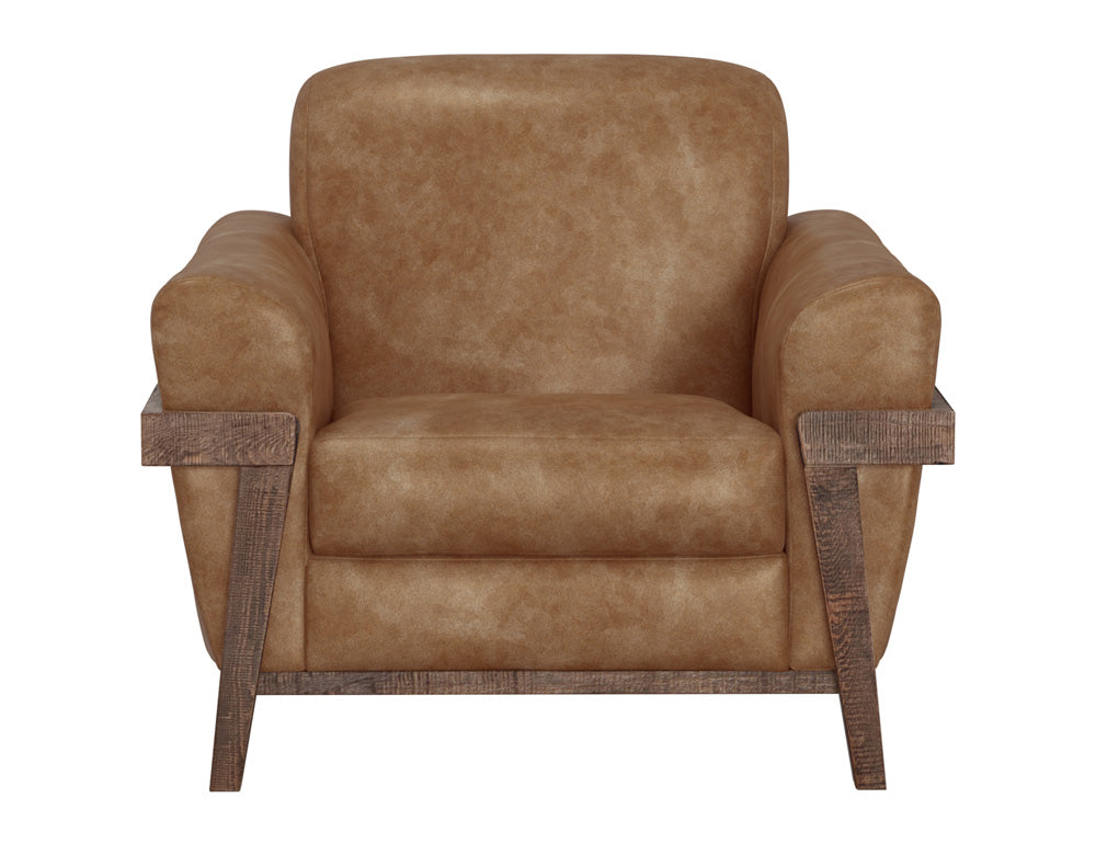 IFD - Loft Brown - Wooden Frame & Base, Armchair - IUP644-ACH-202 view 2