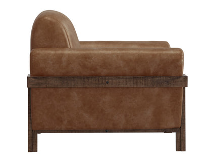 IFD - Loft Brown - Wooden Frame & Base, Armchair - IUP644-ACH-202 view 3