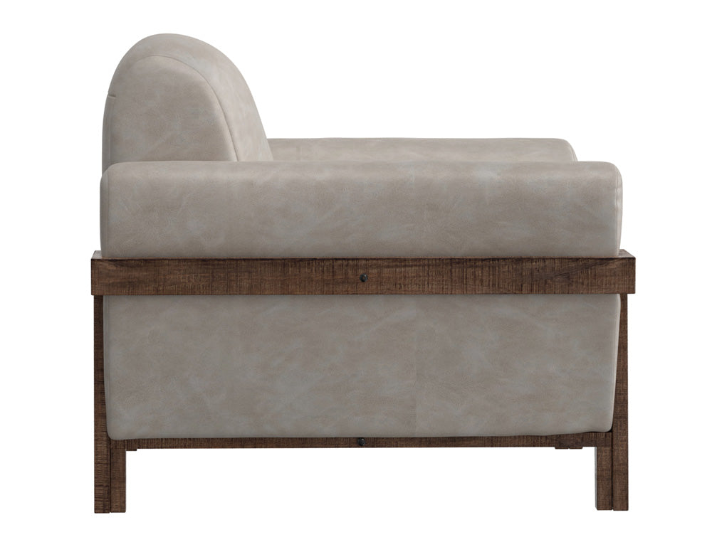 IFD - Loft Brown - Wooden Frame & Base, Armchair - IUP644-ACH-210 view 3