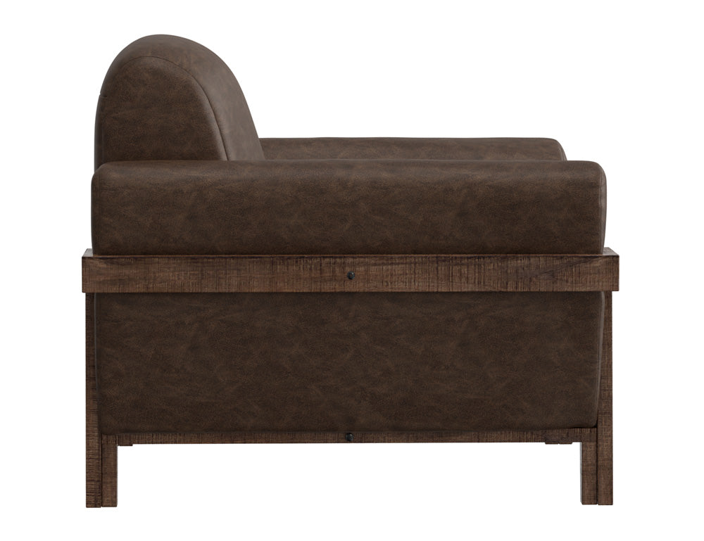 IFD - Loft Brown - Wooden Frame & Base, Armchair - IUP644-ACH-212 view 3