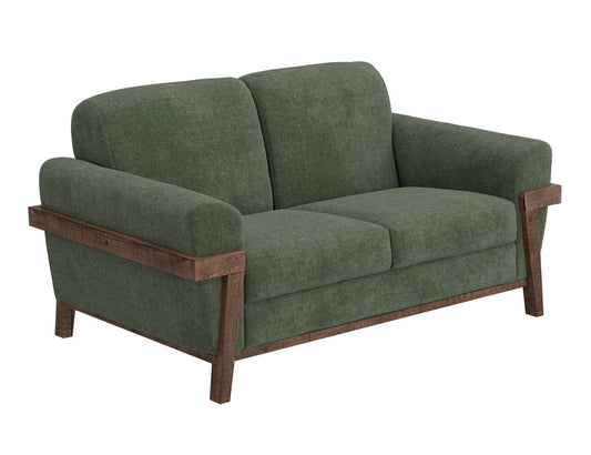 IFD - Loft Brown - Wooden Frame & Base, Loveseat - IUP644-LOV-111 view 1