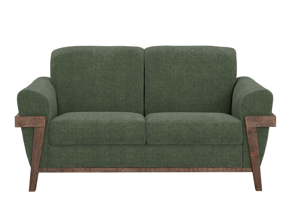 IFD - Loft Brown - Wooden Frame & Base, Loveseat - IUP644-LOV-111 view 2