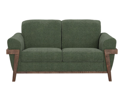 IFD - Loft Brown - Wooden Frame & Base, Loveseat - IUP644-LOV-111 view 2