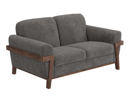 IFD - Loft Brown - Wooden Frame & Base, Loveseat - IUP644-LOV-121 view 1