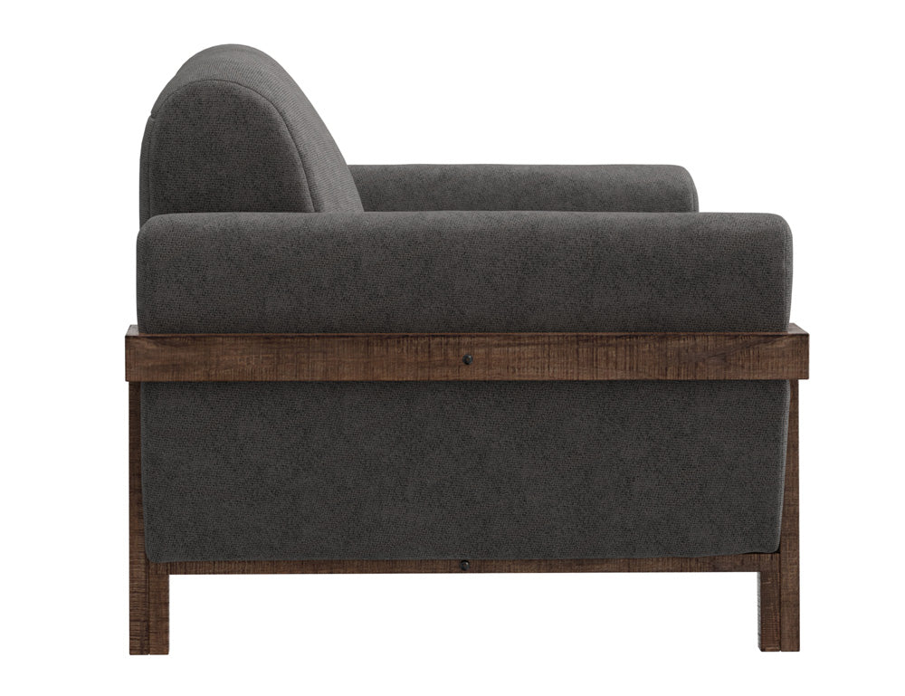 IFD - Loft Brown - Wooden Frame & Base, Loveseat - IUP644-LOV-121 view 3