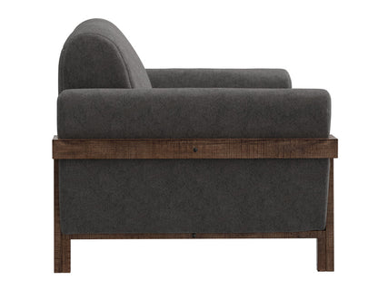 IFD - Loft Brown - Wooden Frame & Base, Loveseat - IUP644-LOV-121 view 3