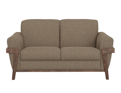 IFD - Loft Brown - Wooden Frame & Base, Loveseat - IUP644-LOV-152 view 2