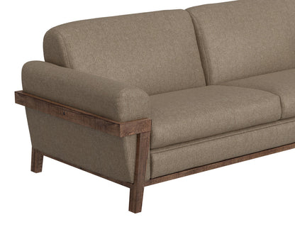 IFD - Loft Brown - Wooden Frame & Base, Loveseat - IUP644-LOV-152 view 5