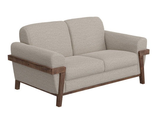IFD - Loft Brown - Wooden Frame & Base, Loveseat - IUP644-LOV-161 view 1