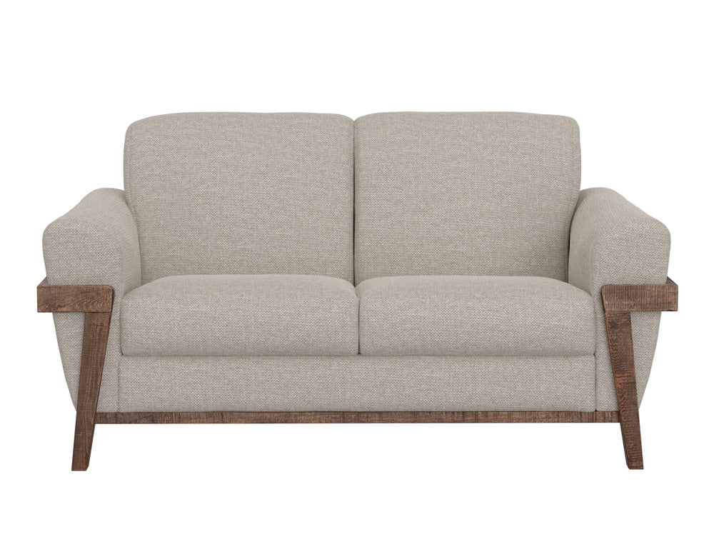 IFD - Loft Brown - Wooden Frame & Base, Loveseat - IUP644-LOV-161 view 2