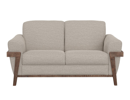 IFD - Loft Brown - Wooden Frame & Base, Loveseat - IUP644-LOV-161 view 2