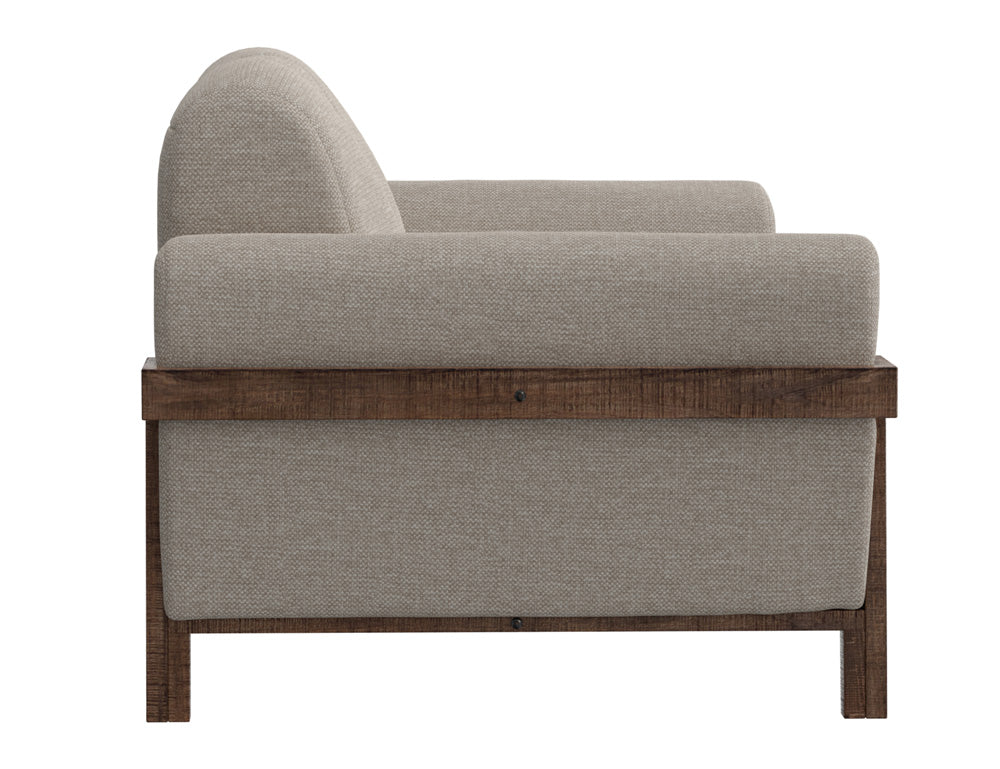 IFD - Loft Brown - Wooden Frame & Base, Loveseat - IUP644-LOV-161 view 3