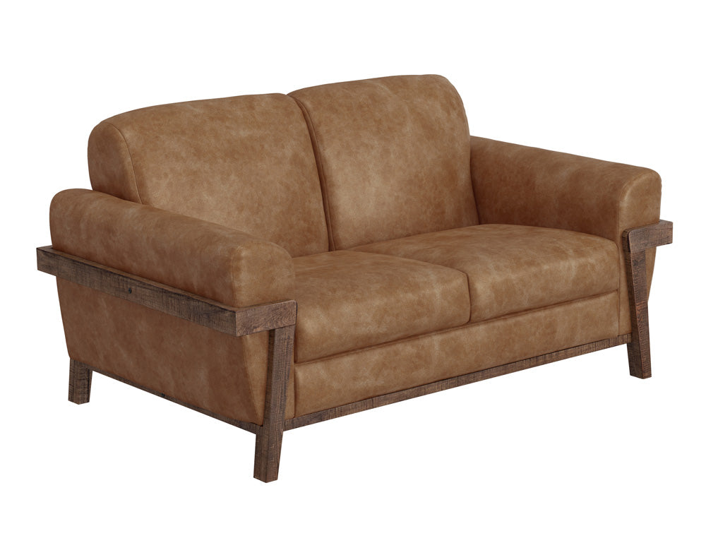 IFD - Loft Brown - Wooden Frame & Base, Loveseat - IUP644-LOV-202 view 1