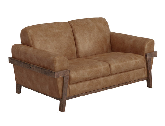 IFD - Loft Brown - Wooden Frame & Base, Loveseat - IUP644-LOV-202 view 1