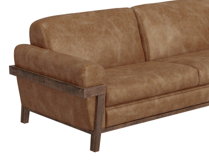 IFD - Loft Brown - Wooden Frame & Base, Loveseat - IUP644-LOV-202 view 5