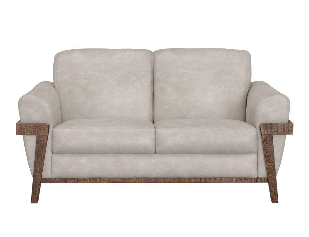 IFD - Loft Brown - Wooden Frame & Base, Loveseat - IUP644-LOV-210 view 2