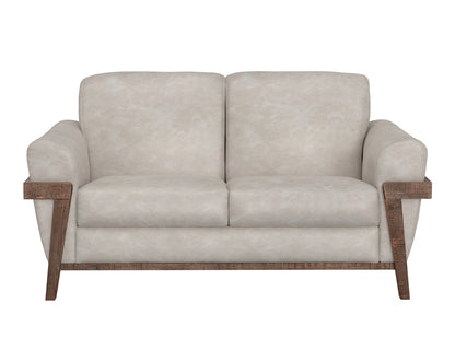 IFD - Loft Brown - Wooden Frame & Base, Loveseat - IUP644-LOV-210 view 2