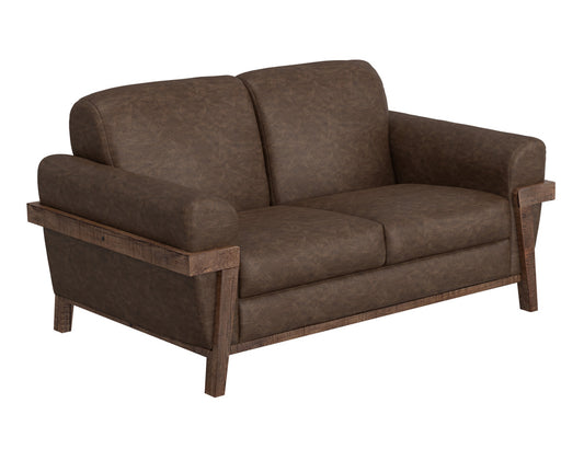 IFD - Loft Brown - Wooden Frame & Base, Loveseat - IUP644-LOV-212 view 1
