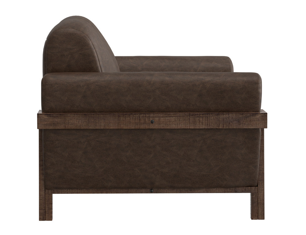IFD - Loft Brown - Wooden Frame & Base, Loveseat - IUP644-LOV-212 view 3