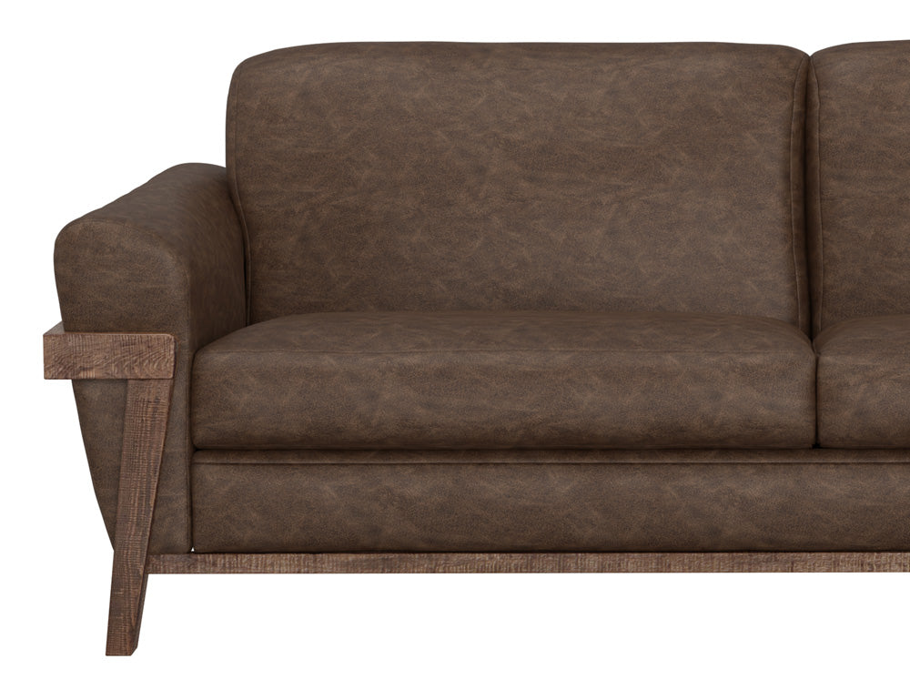 IFD - Loft Brown - Wooden Frame & Base, Loveseat - IUP644-LOV-212 view 6