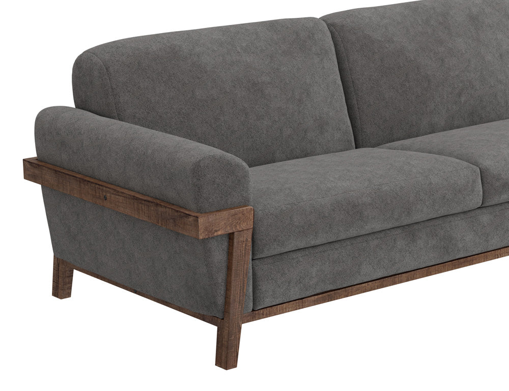 IFD - Loft Brown - Wooden Frame & Base, Sofa - IUP644-SOF-121 view 5
