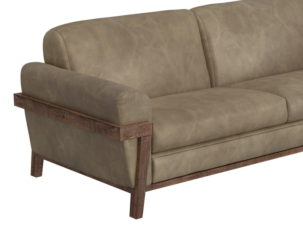 IFD - Loft Brown - Wooden Frame & Base, Sofa - IUP644-SOF-201 view 5