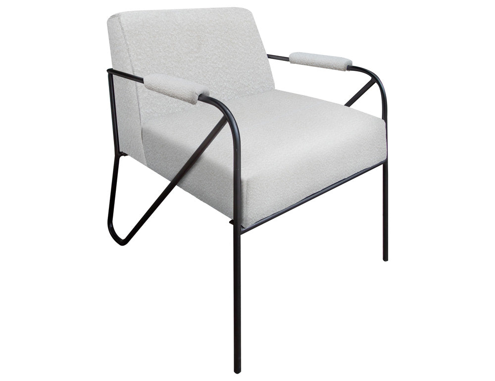 IFD - Lotus - Wooden Frame & Metal Base, Armchair - IUP132-ACH-101 view 1