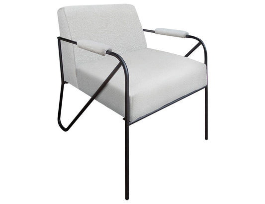 IFD - Lotus - Wooden Frame & Metal Base, Armchair - IUP132-ACH-101 view 1