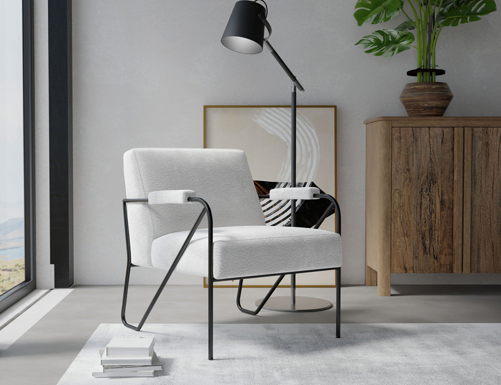 IFD - Lotus - Wooden Frame & Metal Base, Armchair - IUP132-ACH-101 view 2