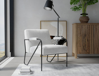 IFD - Lotus - Wooden Frame & Metal Base, Armchair - IUP132-ACH-101 view 2