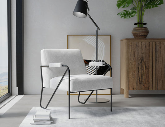 IFD - Lotus - Wooden Frame & Metal Base, Armchair - IUP132-ACH-101 view 2